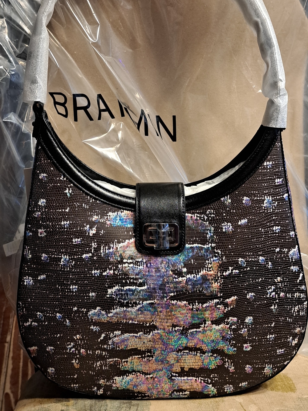 Brahmin Multi spectical Iridescent Bag
